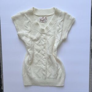 Cream Sweater Vest